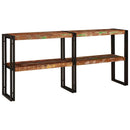 Konsolbord Flerfarvet 160 x 33 x 75 cm Solid genbrugs træ