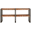 Konsolbord Flerfarvet 160 x 33 x 75 cm Solid genbrugs træ