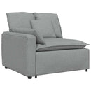 modulsofa med hynder lysegrå