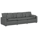 modulsofa med hynder mørkegrå
