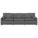 modulsofa med hynder mørkegrå