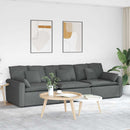 modulsofa med hynder mørkegrå