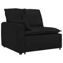 modulsofa med hynder sort