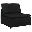 modulsofa med hynder sort