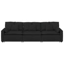 modulsofa med hynder sort