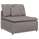 modulsofa med hynder gråbrun
