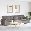 modulsofa med hynder gråbrun