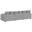 modulsofa med hynder skygrå