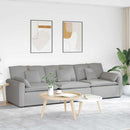 modulsofa med hynder skygrå