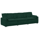 modulsofa med hynder mørkegrøn