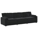 modulsofa med hynder sort