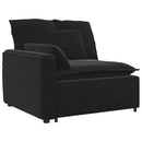 modulsofa med hynder sort