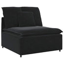 modulsofa med hynder sort
