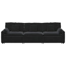 modulsofa med hynder sort