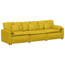 modulsofa med hynder gul
