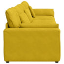 modulsofa med hynder gul