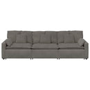 modulsofa med hynder lysegrå