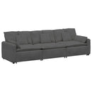 modulsofa med hynder mørkegrå