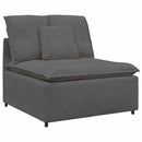 modulsofa med hynder mørkegrå