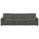 modulsofa med hynder mørkegrå