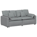 modulsofa med hynder lysegrå