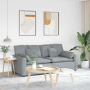 modulsofa med hynder lysegrå
