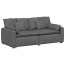 modulsofa med hynder mørkegrå