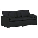 modulsofa med hynder sort