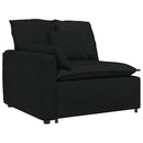modulsofa med hynder sort