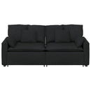 modulsofa med hynder sort
