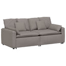 modulsofa med hynder gråbrun