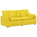 modulsofa med hynder lysegul