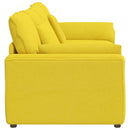 modulsofa med hynder lysegul