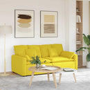 modulsofa med hynder lysegul