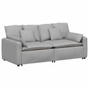 modulsofa med hynder skygrå