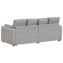 modulsofa med hynder skygrå