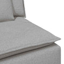 modulsofa med hynder skygrå