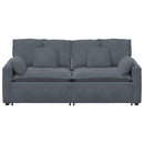 modulsofa med hynder mørkegrå