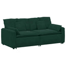 modulsofa med hynder mørkegrøn