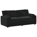 modulsofa med hynder sort