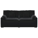 modulsofa med hynder sort