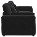 modulsofa med hynder sort