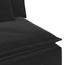 modulsofa med hynder sort