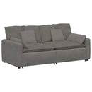 modulsofa med hynder lysegrå