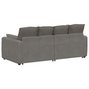 modulsofa med hynder lysegrå