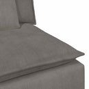 modulsofa med hynder lysegrå