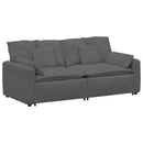 modulsofa med hynder mørkegrå