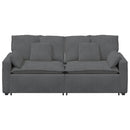modulsofa med hynder mørkegrå