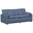 modulsofa med hynder blå