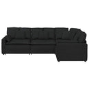 modulsofa med hynder stof sort